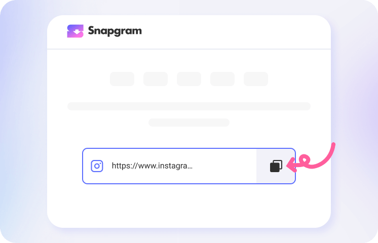 Paste the link into Snapgram